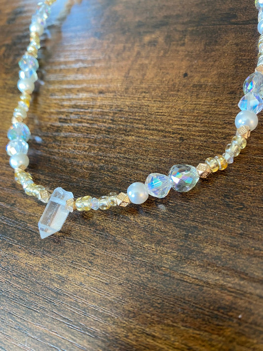 Clear Crystal Necklace